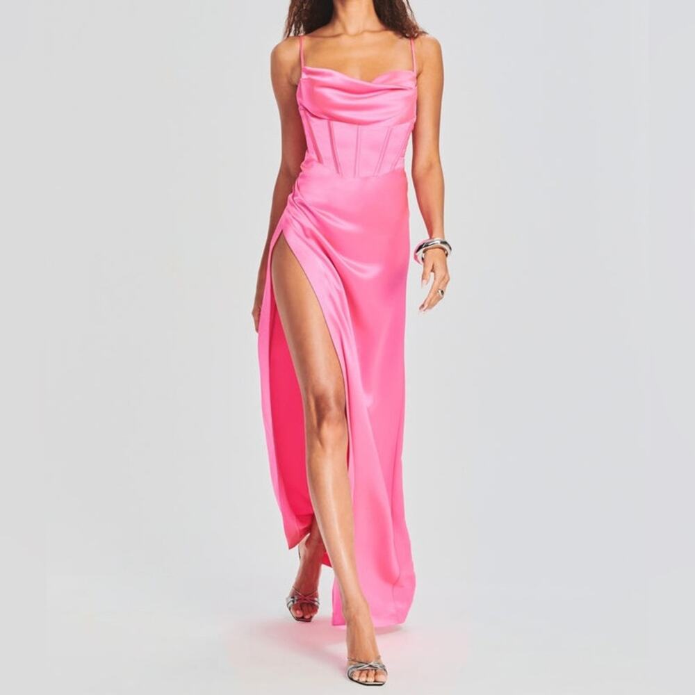 Retrofête Rosa Corset Dress Hyper Pink Women’s Sz L